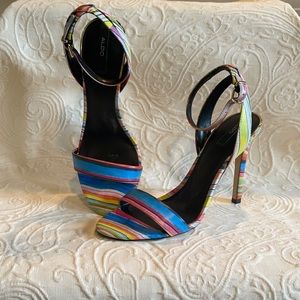 Aldo Multicolor Heeled Sandals